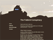 Tablet Screenshot of fat-bird.com